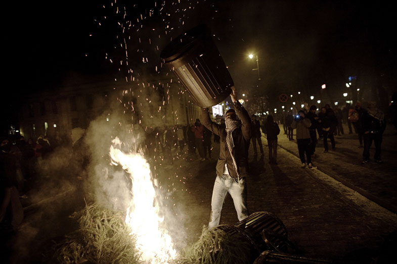 Clashes over Gaza in Oslo, Norway